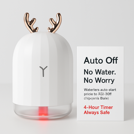 Ultrasonic Air Humidifier with 7-Color Breathing Lights