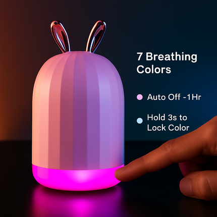 Ultrasonic Air Humidifier with 7-Color Breathing Lights