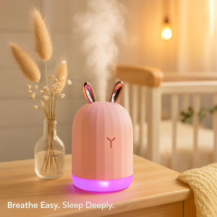 Ultrasonic Air Humidifier with 7-Color Breathing Lights