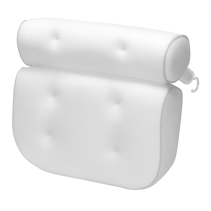Bathtub Pillow with 6 Suction Cups for Spa Bath Comfort