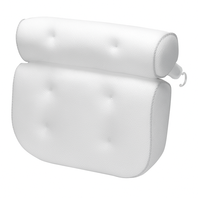 Bathtub Pillow with 6 Suction Cups for Spa Bath Comfort