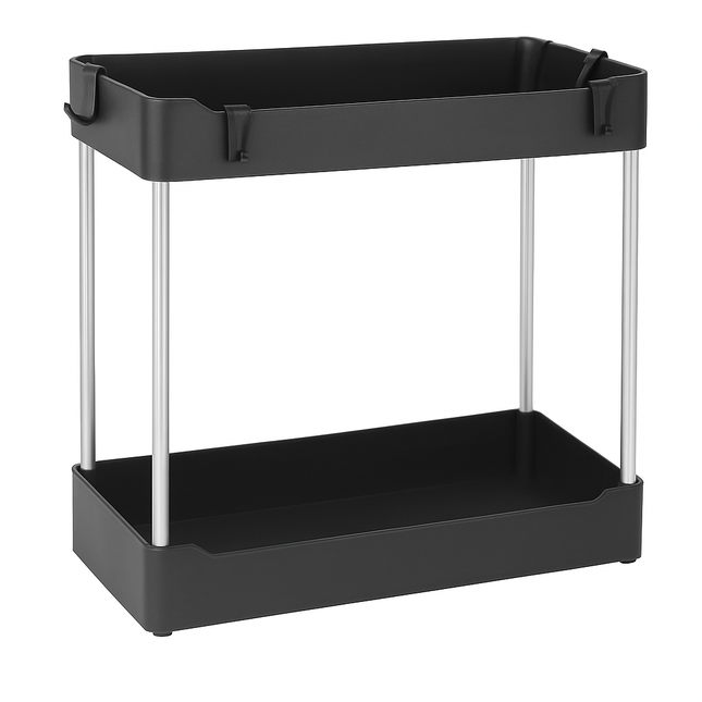 2-Tier Under Sink Shelf Organizer for Bathroom