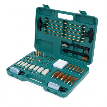 Gun Cleaning Kit with Brushes, Mops and Case