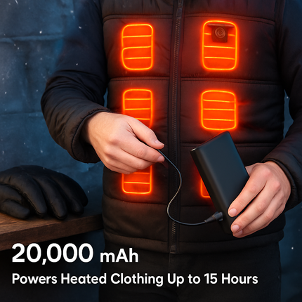 Power Bank for Heated Clothing with USB DC Output