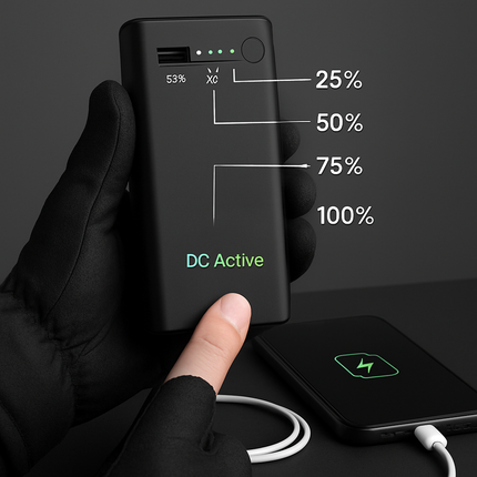 Power Bank for Heated Clothing with USB DC Output