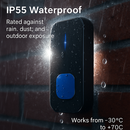 Wireless Doorbell with Long Range - Dual Receiver (US)