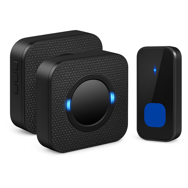 Wireless Doorbell with Long Range - Dual Receiver (US)