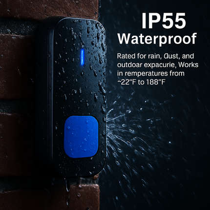 Wireless Doorbell with Long Range - Dual Receiver (US)