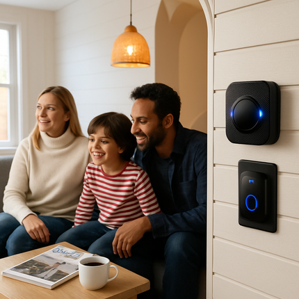 Wireless Doorbell with Long Range - Dual Receiver (US)