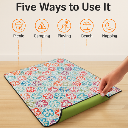 Waterproof Picnic Blanket - Foldable & Easy to Carry