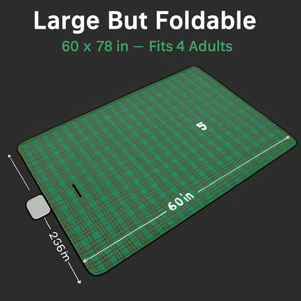 Waterproof Picnic Blanket - Foldable & Easy to Carry