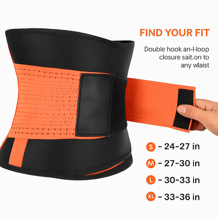 U-Shaped Slimming Waist Belt for Targeted Core Support