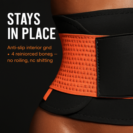 U-Shaped Slimming Waist Belt for Targeted Core Support