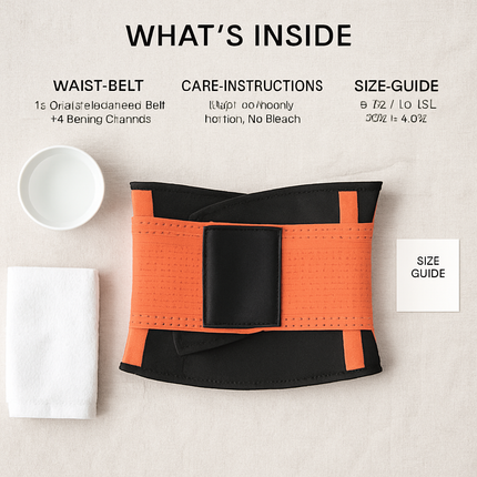 U-Shaped Slimming Waist Belt for Targeted Core Support