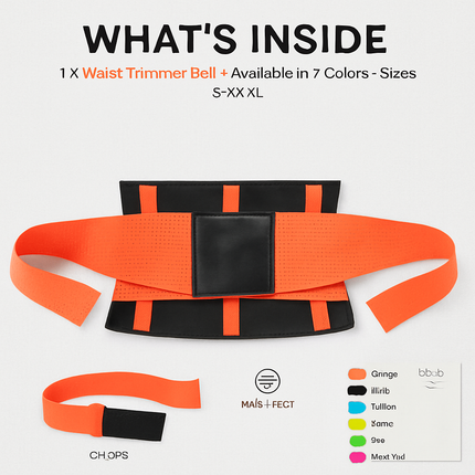 U-Shaped Slimming Waist Belt for Targeted Core Support