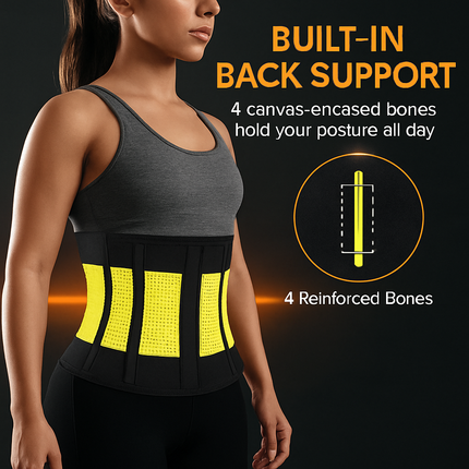 U-Shaped Slimming Waist Belt for Targeted Core Support