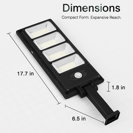 Solar Powered Wall Light with PIR Motion Sensor