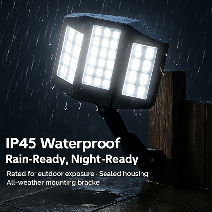 Outdoor Solar Wall Light with PIR Motion Sensor