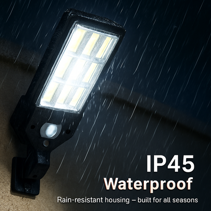 Outdoor Solar Wall Light with PIR Motion Sensor