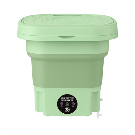Foldable Portable Washing Machine with Drain Basket, 3 Modes