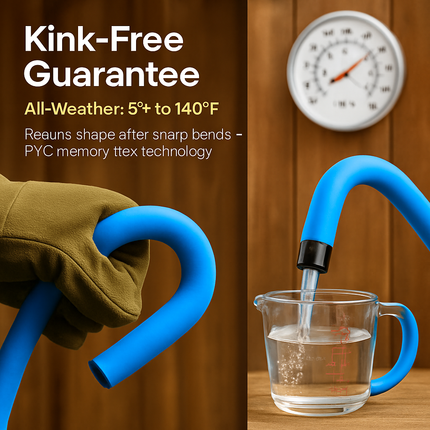 Non-Expanding Garden Hose for All-Weather Use