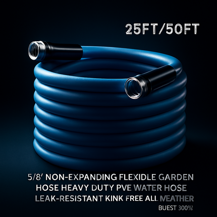 Non-Expanding Garden Hose for All-Weather Use