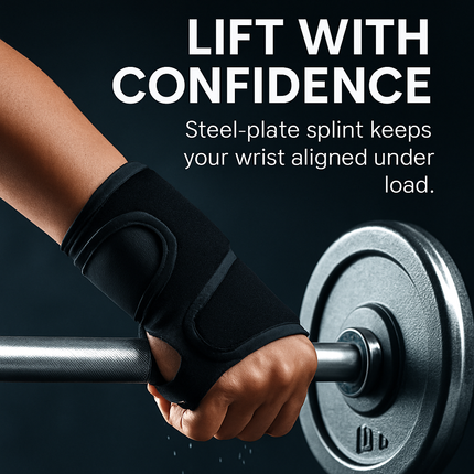 Carpal Tunnel Wrist Brace with Thumb Hole & Splint