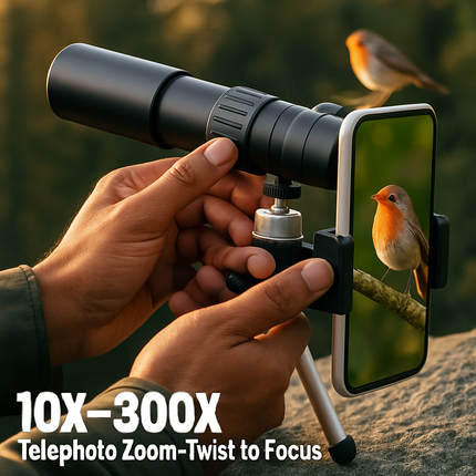 Zoom Monocular Telescope for Phone Photography