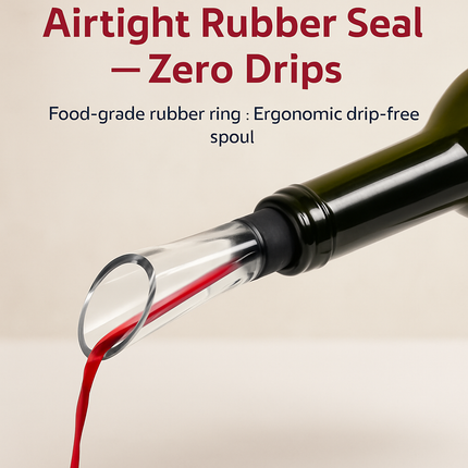 Wine Aerator Pourer Spout for In-Bottle Pouring