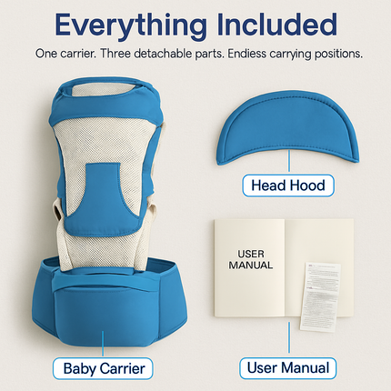 Multifunctional Baby Carrier with Ergonomic Design