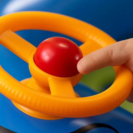Car Shaped Baby Pool Float with Sun Canopy - 1-3 Year Old
