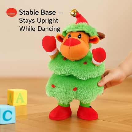 Electric Dancing Snowman Plush Toy - Talking & Singing