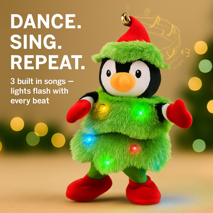 Electric Dancing Snowman Plush Toy - Talking & Singing