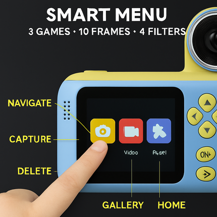 Kids Digital Camera with Flip Lens for Kids