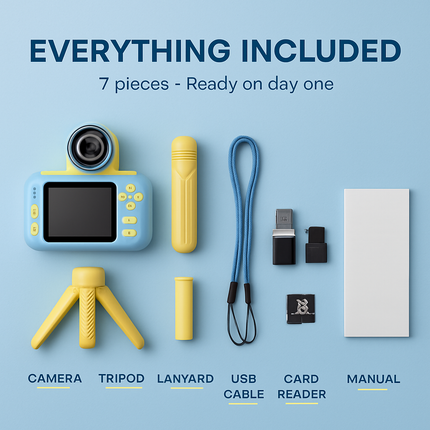 Kids Digital Camera with Flip Lens for Kids