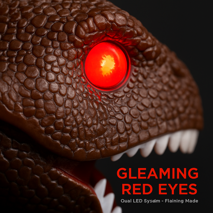 Dinosaur Headlamp with Roar and 4 Modes for Outdoor
