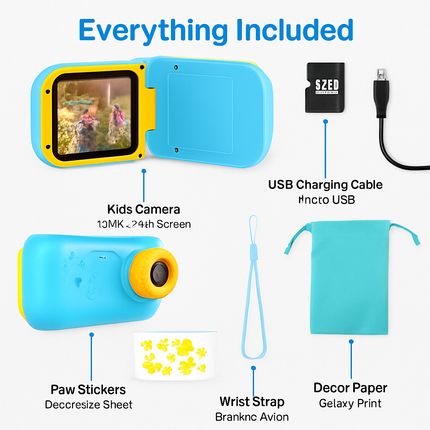 Kids Digital Camera for Children - Easy Photo Fun
