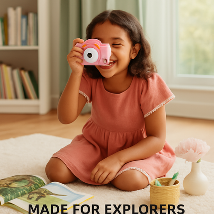 Dinosaur Kids Selfie Camera with Cartoon Case