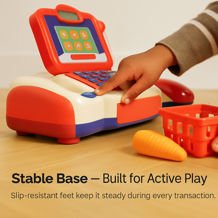 Cash Register Pretend Play Toy with Scanner