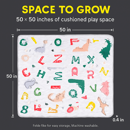 Baby Play Mat Non-Slip for Crawling and Learning