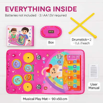 Baby Musical Mat with 55 Sounds for Toddlers