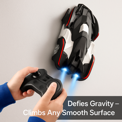 Wall Climbing RC Car with Lights and Remote Control
