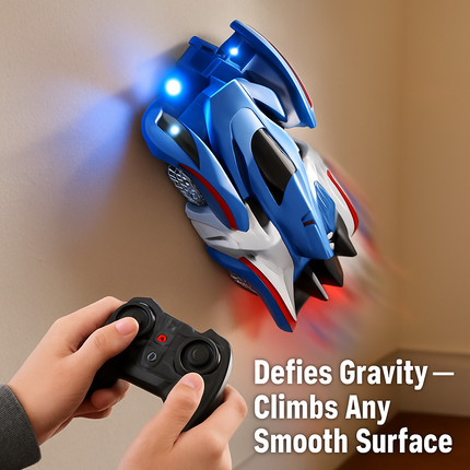 Wall Climbing RC Car with Lights and Remote Control