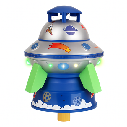 UFO Water Sprinkler with LED Lights Toy Outdoor