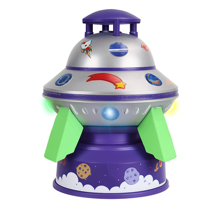 UFO Water Sprinkler with LED Lights Toy Outdoor