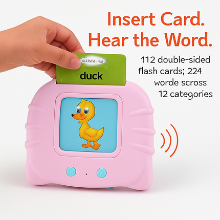 Kids Talking Flash Cards – 224 Word Learning Kit