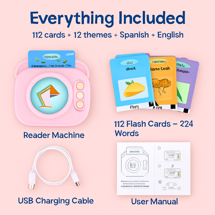 Spanish-English Bilingual Talking Flash Cards