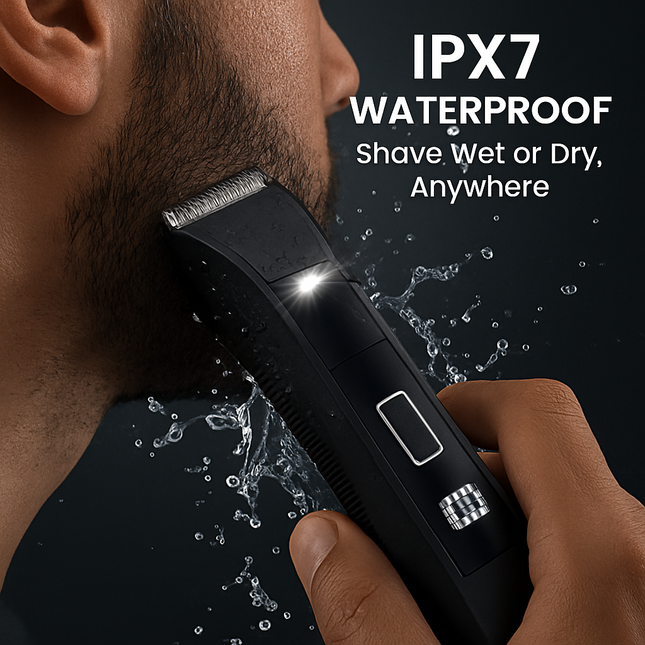 2-in-1 Electric Body Trimmer with LED Light