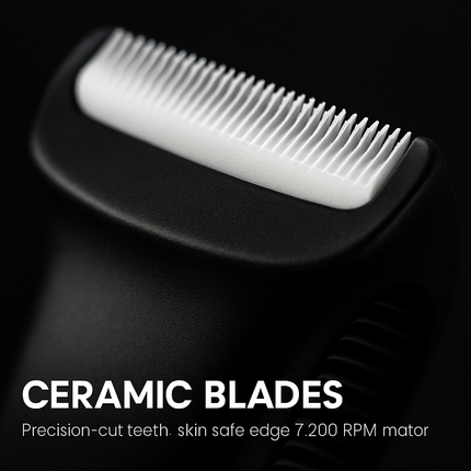2-in-1 Electric Body Trimmer with LED Light