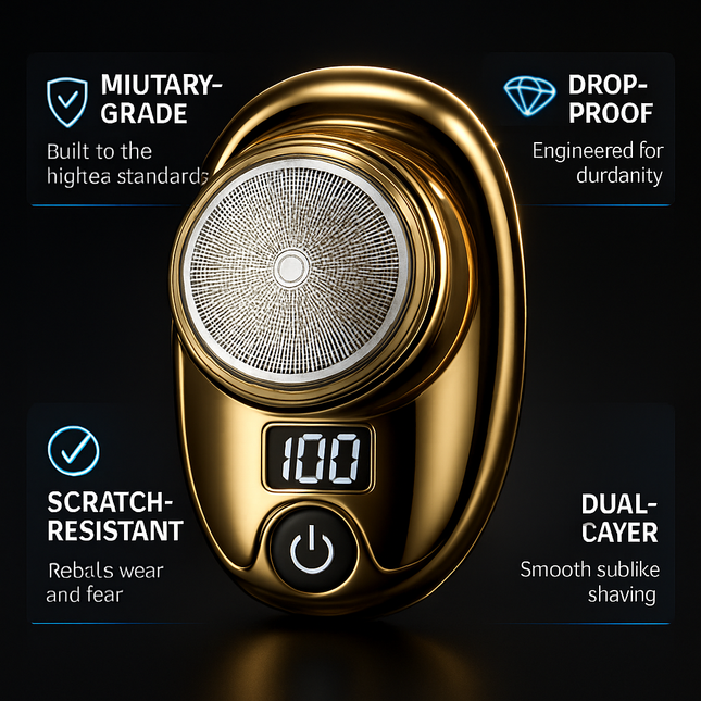 Portable Electric Shaver for Men - Compact, Painless